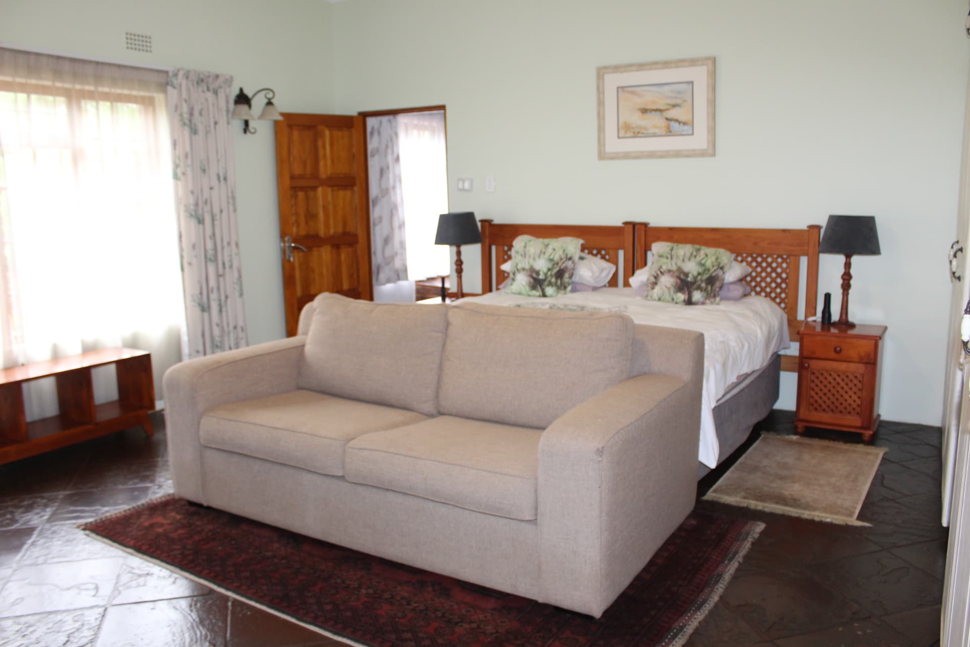 Stone House B Side main bedroom